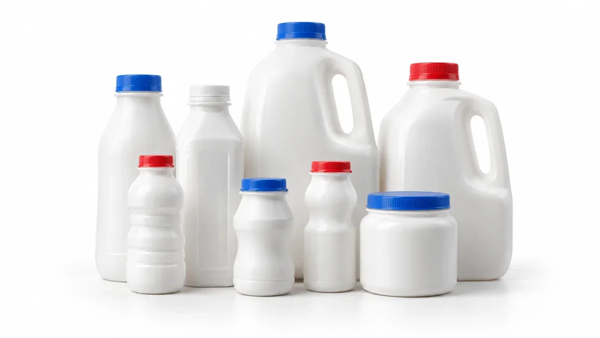 PE Dairy Bottle illustrative application