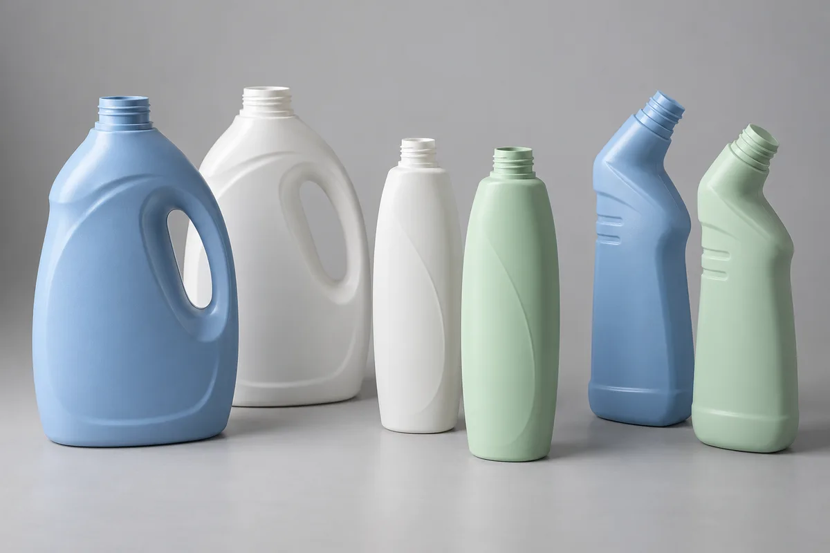 Household chemical bottle shapes