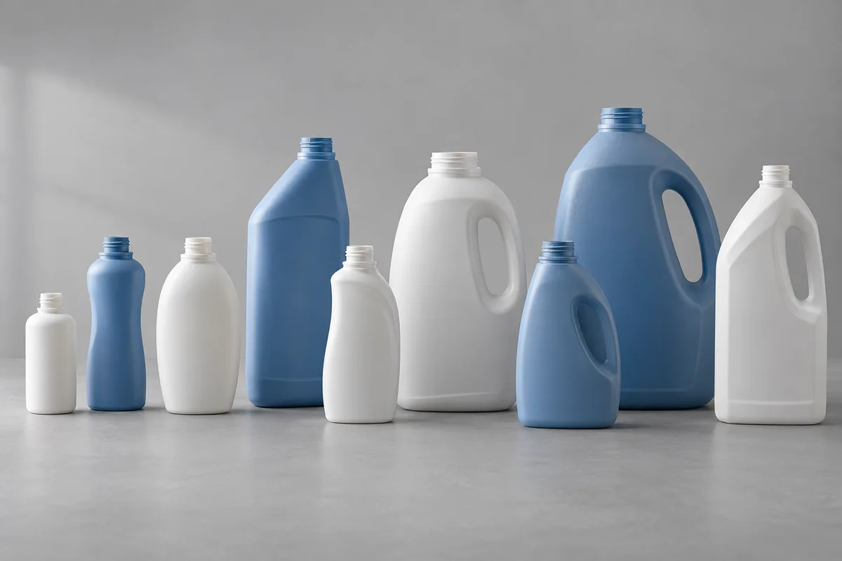 Examples of daily chemical containers