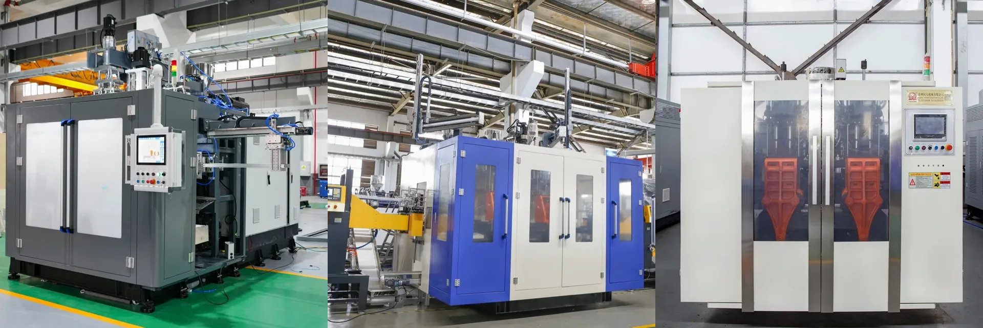 HSE-5L, HS II-5L, and HTS II-5L extrusion blow molding machines